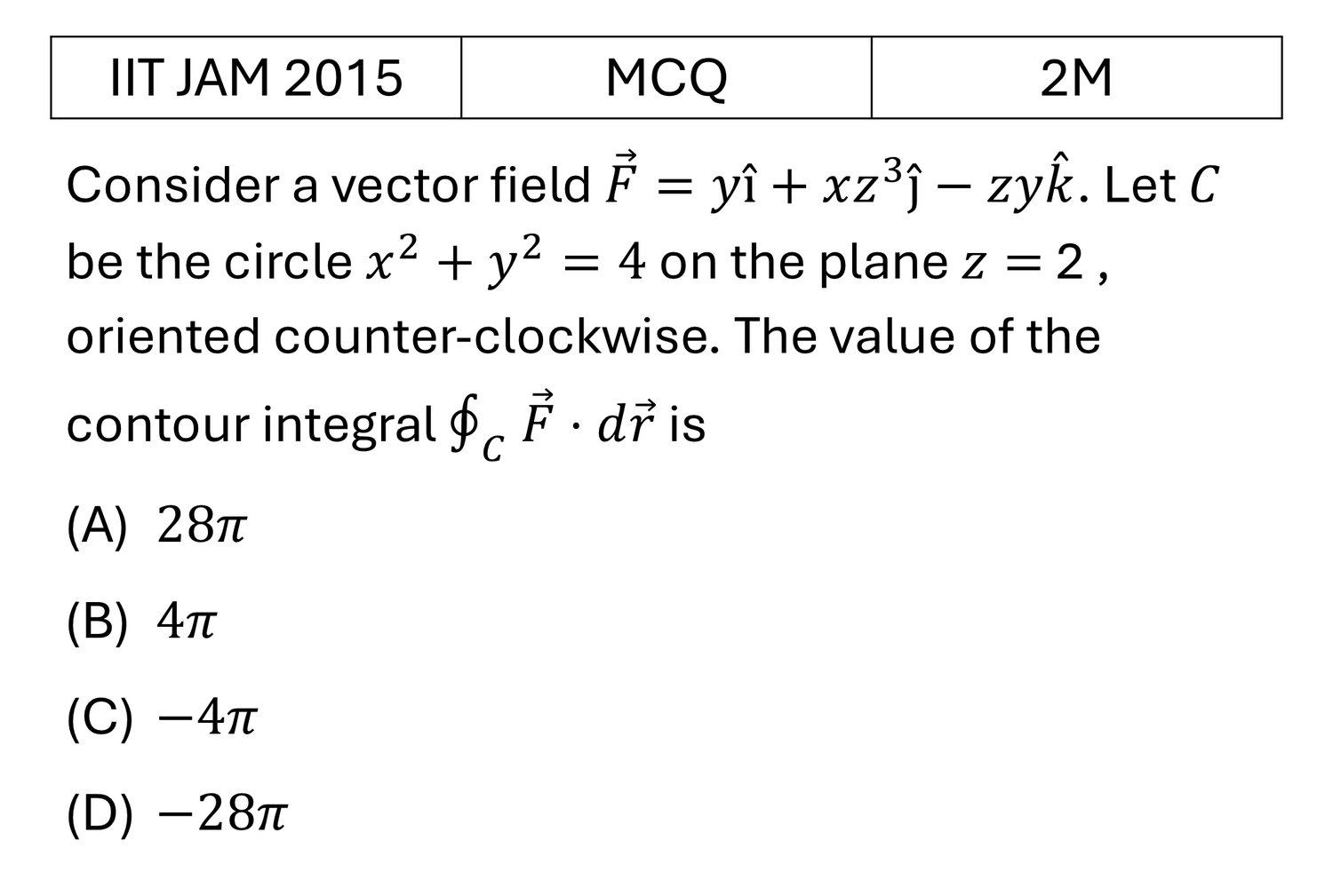 Question 1