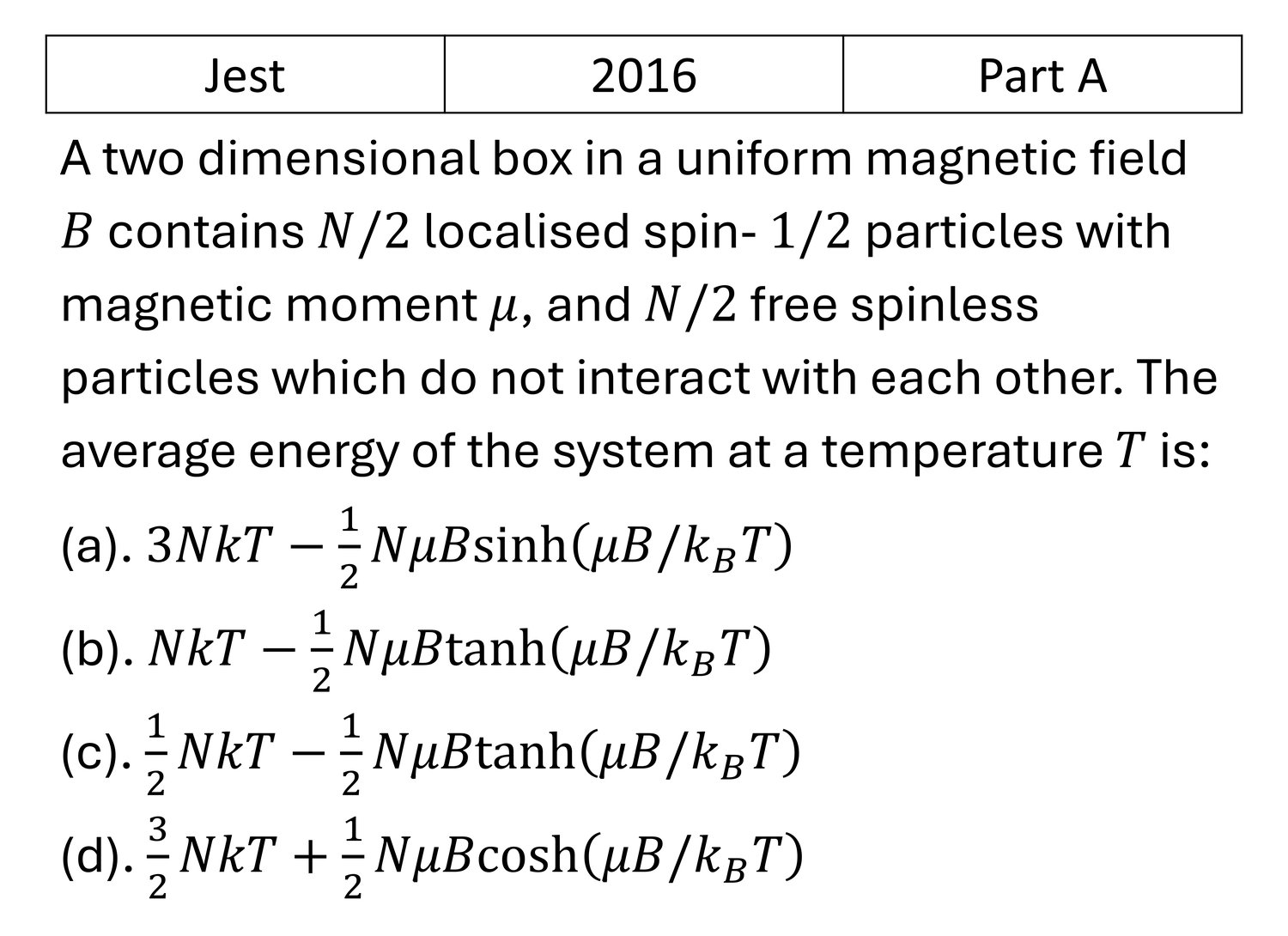 Question 8