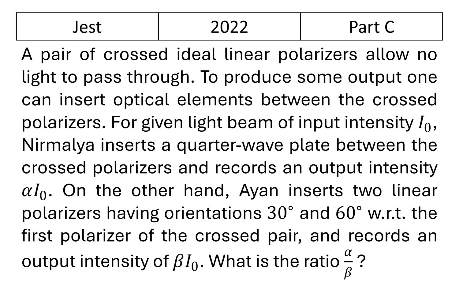 Question 6