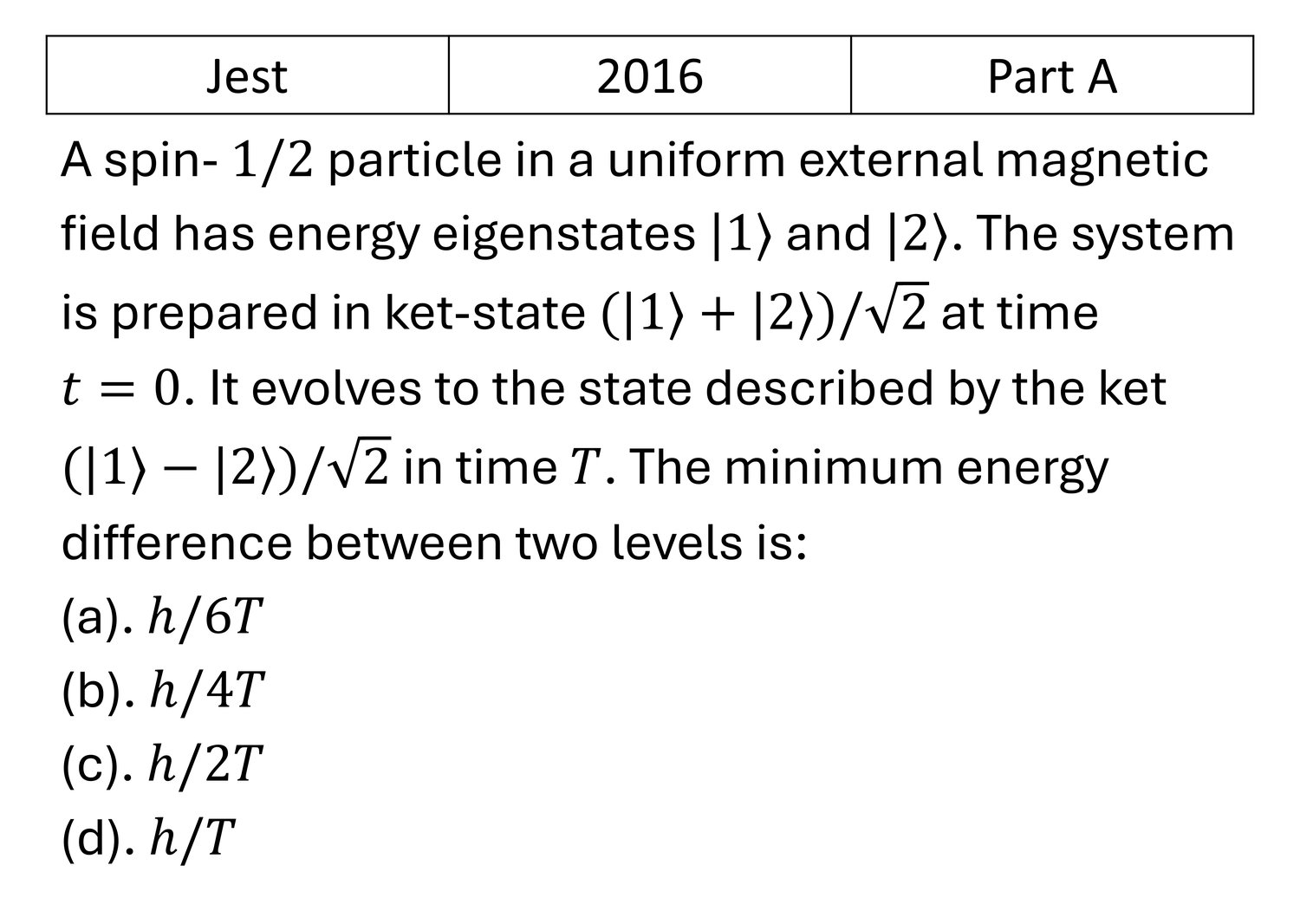 Question 19