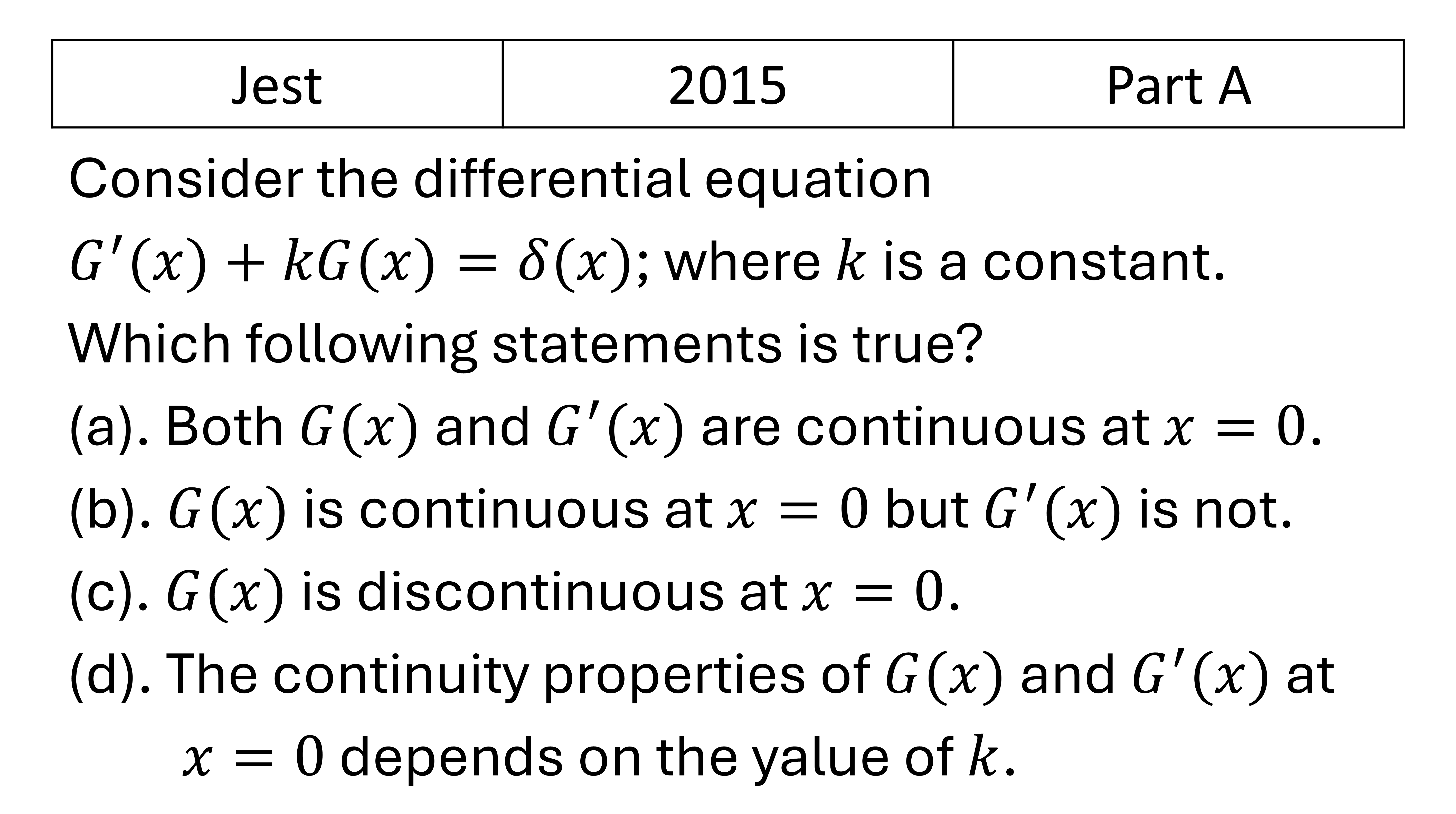 Question 3
