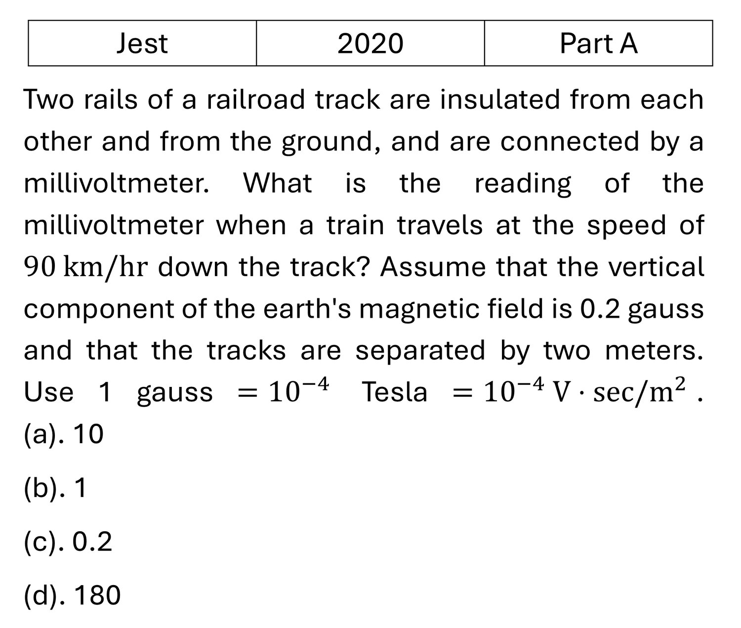 Question 9
