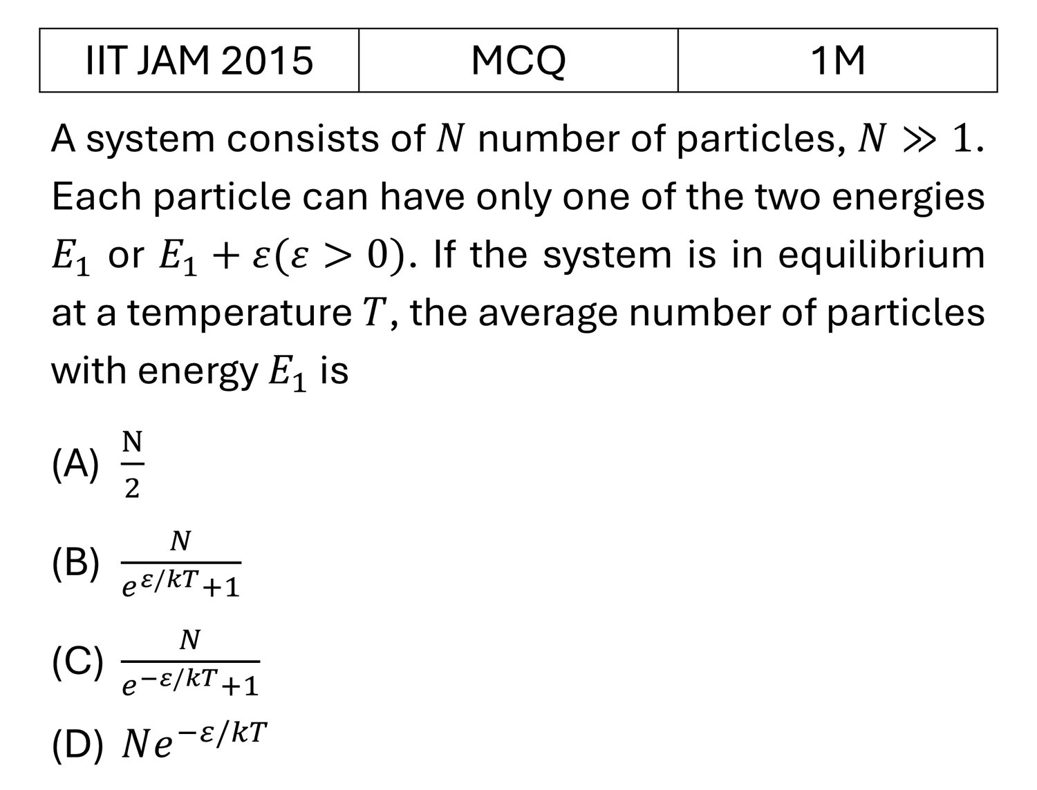Question 1