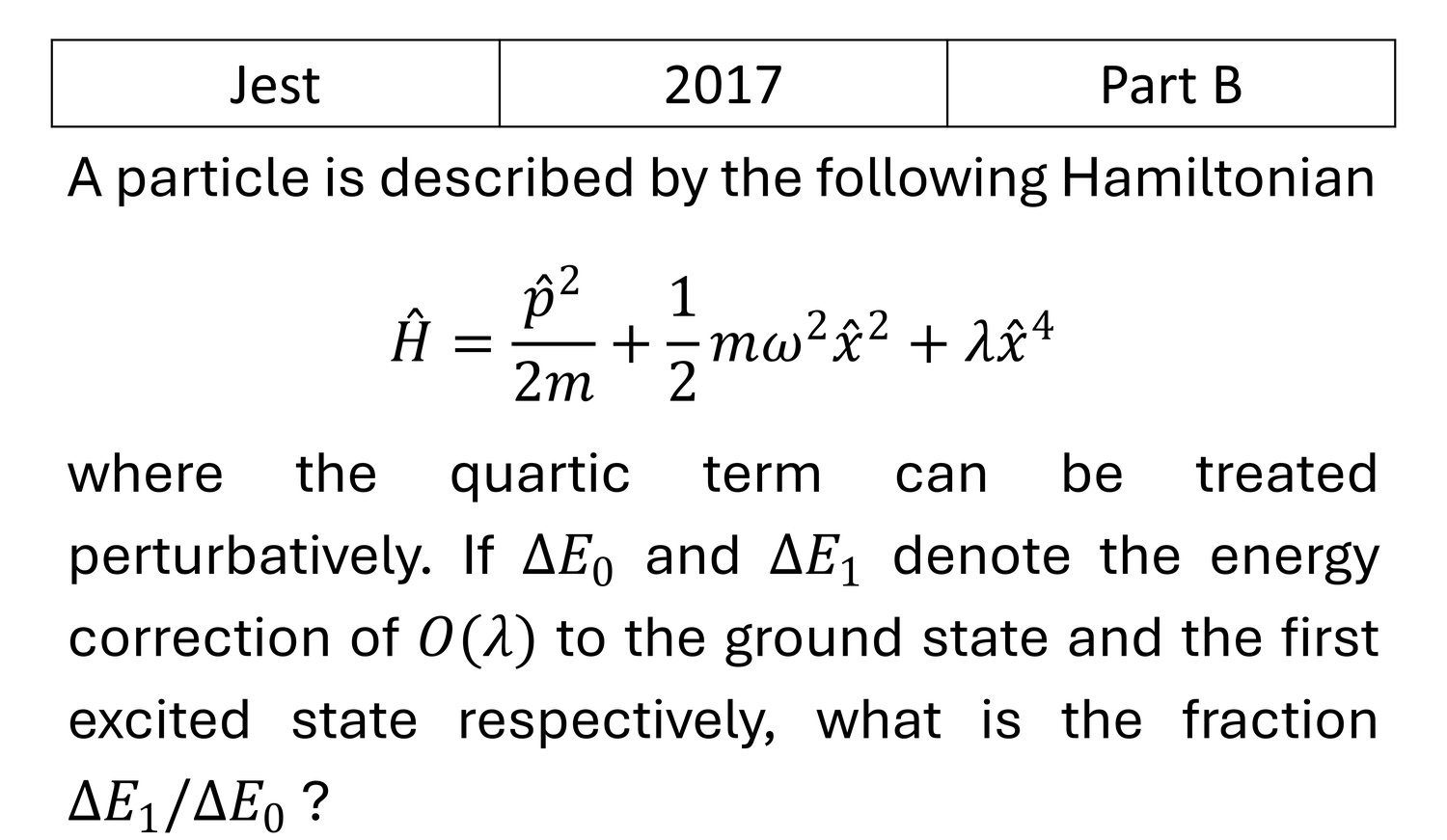 Question 5